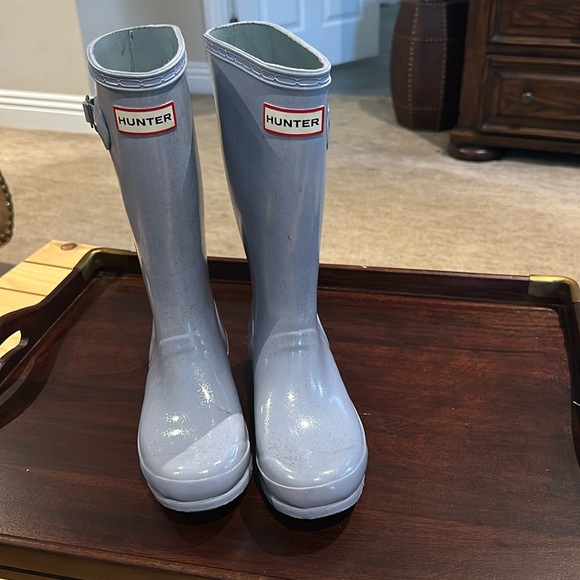 Hunter Other - Kids HUNTER glitter rain boots size 3